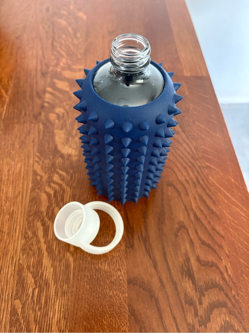 bkr - Blue Spiked Silicone Water Bottle